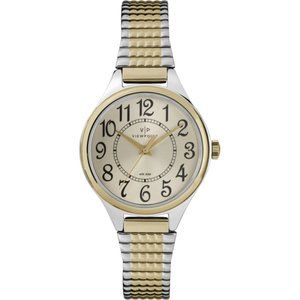 Viewpoint by Timex Women's 30mm Watch – Two-Tone/Champagne Expansion Band